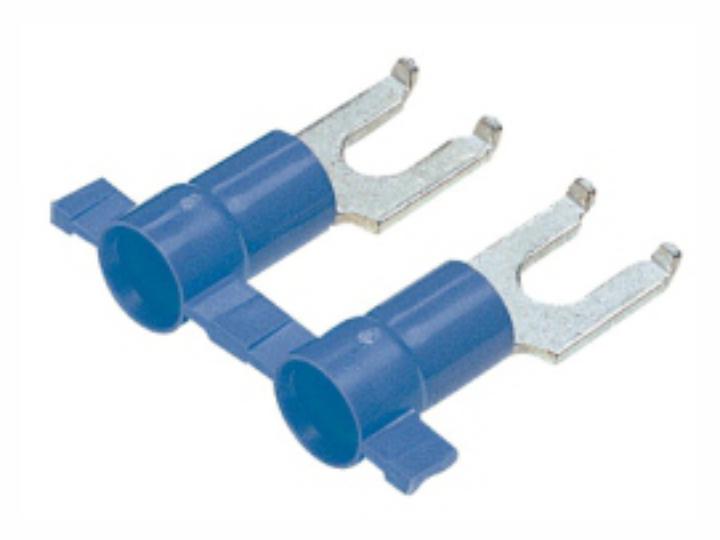 Flange Spade  Terminals-Nylon Insulated Reel Fed