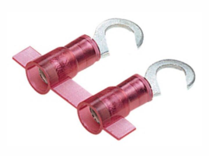 Hook  Terminals-Nylon Insulated-Double crimp  Reel Fed
