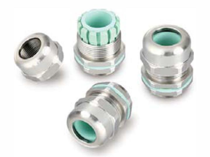 Heat & Oil Resistant Stainless Steel Cable Glands